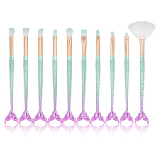 Инструменты для макияжа русалки 10шт. Private Label Makeup Brush Set Cosmetic